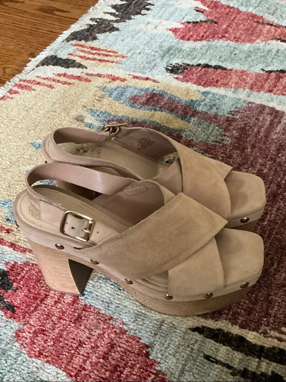 Vince Camuto suede upper